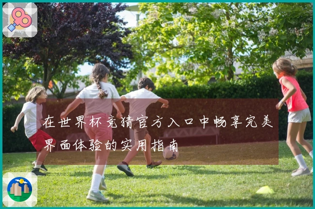 在世界杯竞猜官方入口中畅享完美界面体验的实用指南